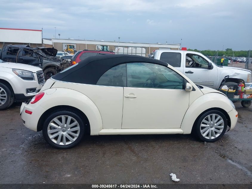 2009 Volkswagen New Beetle 2.5L VIN: 3VWRF31Y89M406255 Lot: 39245617