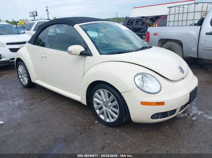 2009 Volkswagen New Beetle 2.5L VIN: 3VWRF31Y89M406255 Lot: 39245617