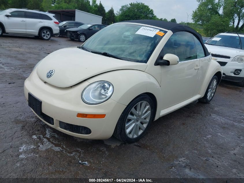 2009 Volkswagen New Beetle 2.5L VIN: 3VWRF31Y89M406255 Lot: 39245617