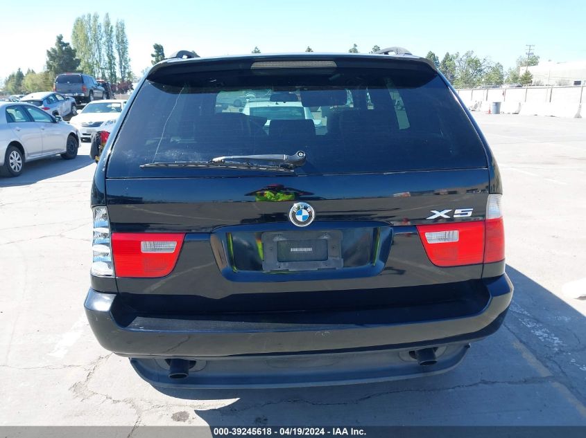 2004 BMW X5 3.0I VIN: 5UXFA13534LU41175 Lot: 39245618