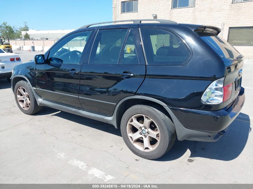 2004 BMW X5 3.0I VIN: 5UXFA13534LU41175 Lot: 39245618