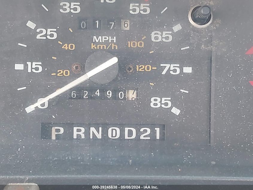 1992 Ford Ranger VIN: 1FTCR10U8NUC34513 Lot: 39245638