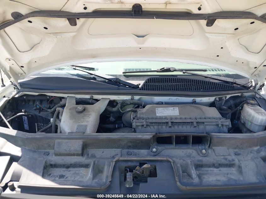 2019 Chevrolet Express 2500 Work Van VIN: 1GCWGAFP4K1273942 Lot: 39245649