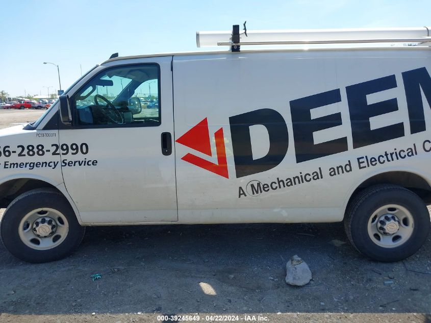 2019 Chevrolet Express 2500 Work Van VIN: 1GCWGAFP4K1273942 Lot: 39245649