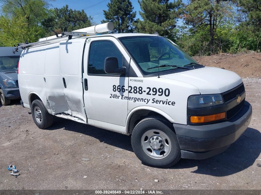 2019 Chevrolet Express 2500 Work Van VIN: 1GCWGAFP4K1273942 Lot: 39245649