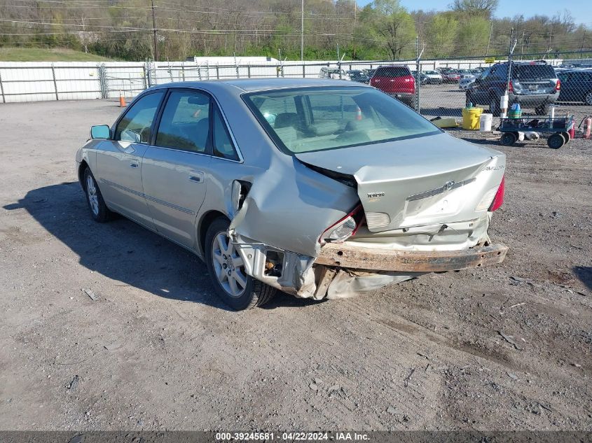 2000 Toyota Avalon Xls VIN: 4T1BF28B2YU108936 Lot: 39245681