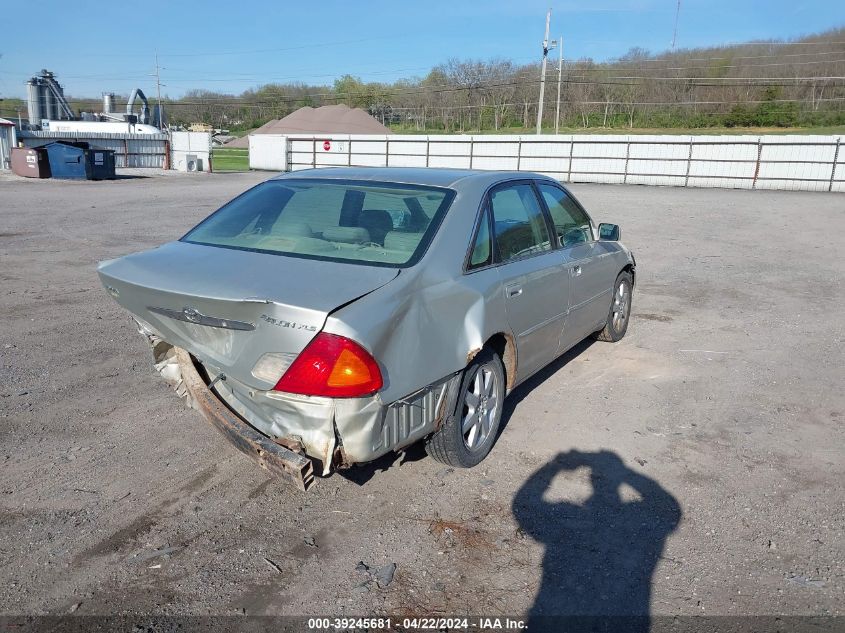 2000 Toyota Avalon Xls VIN: 4T1BF28B2YU108936 Lot: 39245681