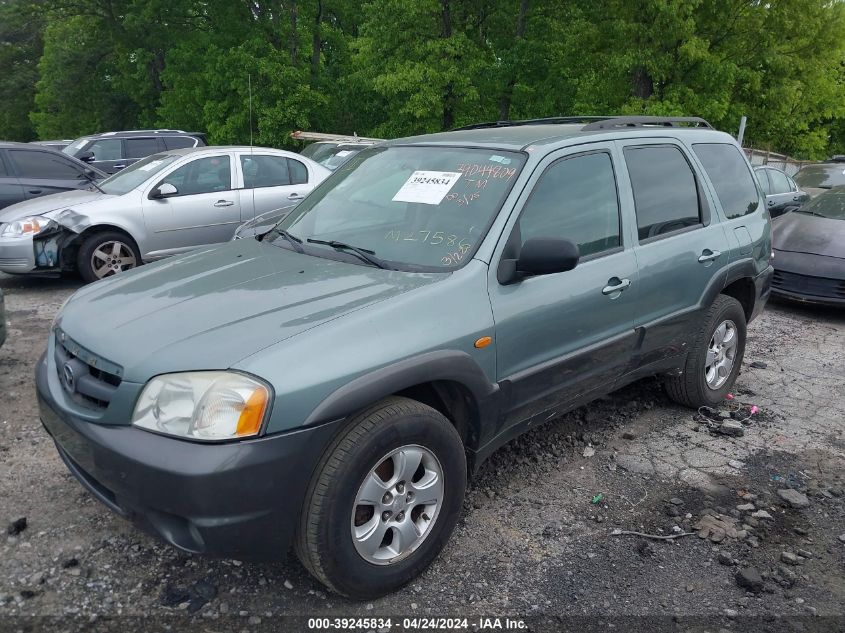 4F2CZ06114KM27586 2004 Mazda Tribute Es V6