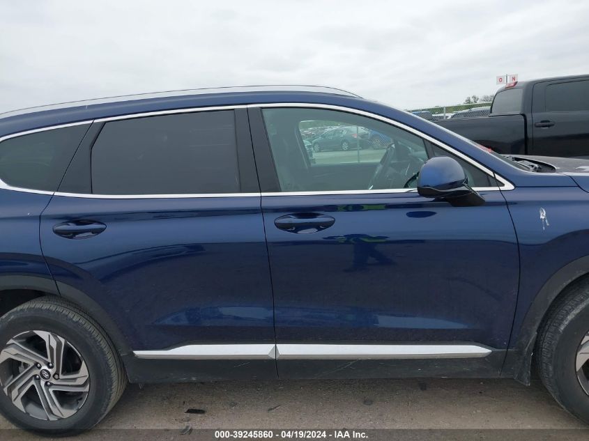 2022 Hyundai Santa Fe Sel VIN: 5NMS24AJ4NH451960 Lot: 39245860