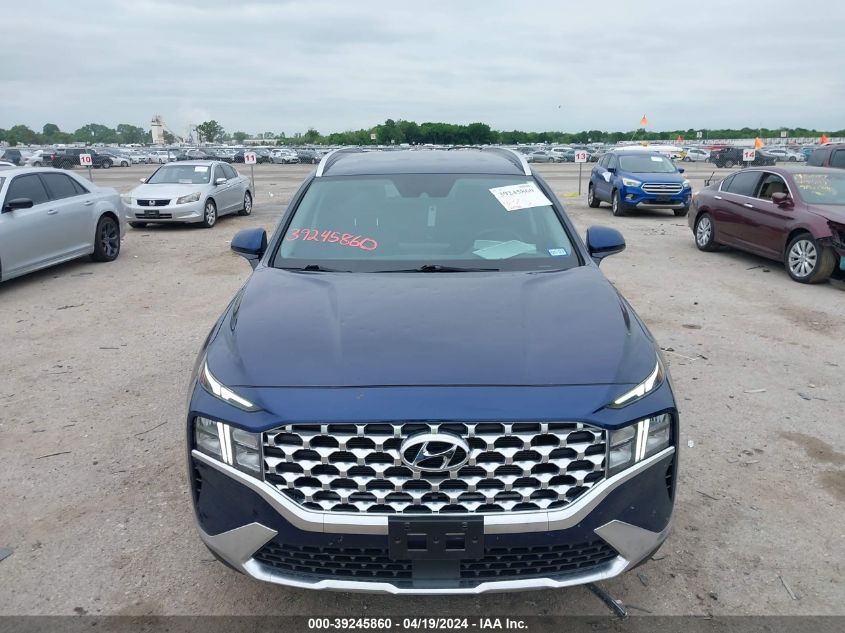 2022 Hyundai Santa Fe Sel VIN: 5NMS24AJ4NH451960 Lot: 39245860
