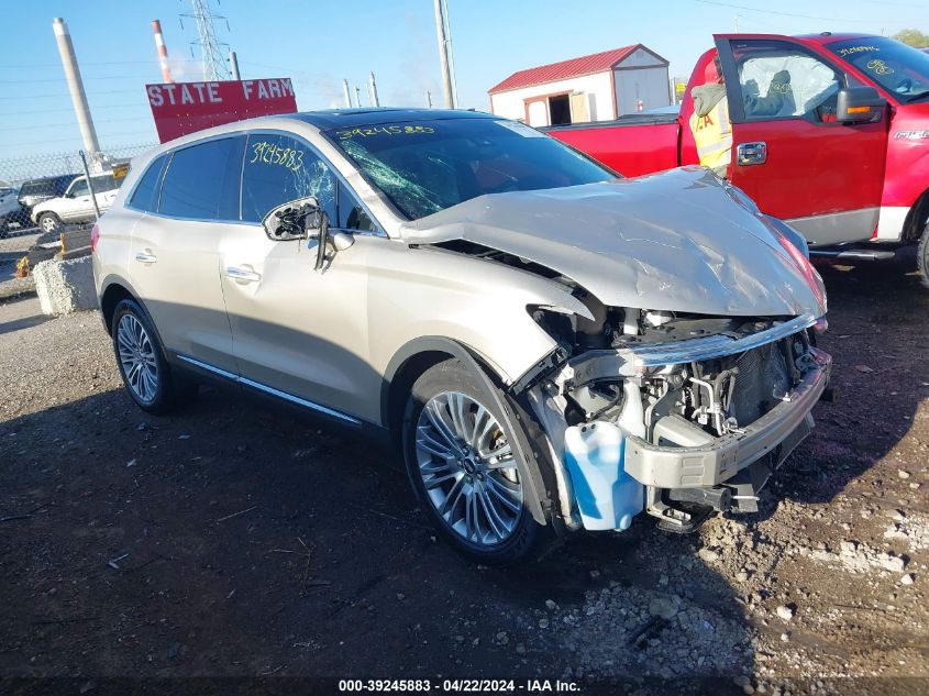 2017 Lincoln Mkx Reserve VIN: 2LMPJ8LR5HBL52750 Lot: 49935574