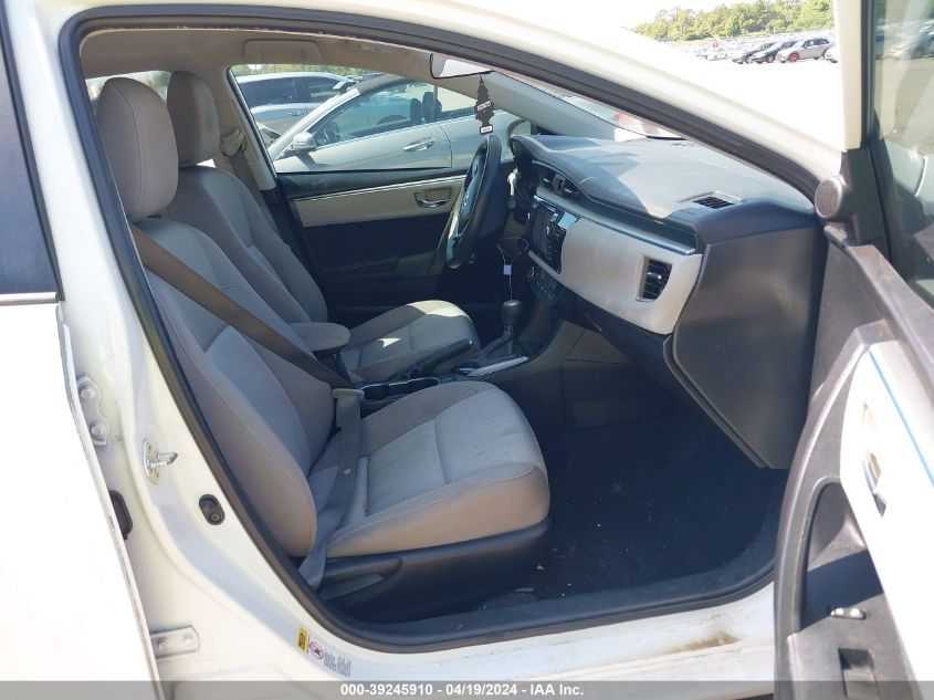 2016 Toyota Corolla Le VIN: 5YFBURHE2GP370254 Lot: 39245910