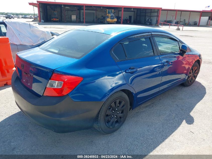 2012 Honda Civic Lx VIN: 2HGFB2F58CH561132 Lot: 48071534