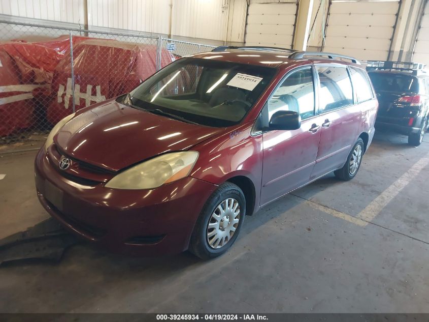 2006 Toyota Sienna Le VIN: 5TDZA23C56S492780 Lot: 39245934