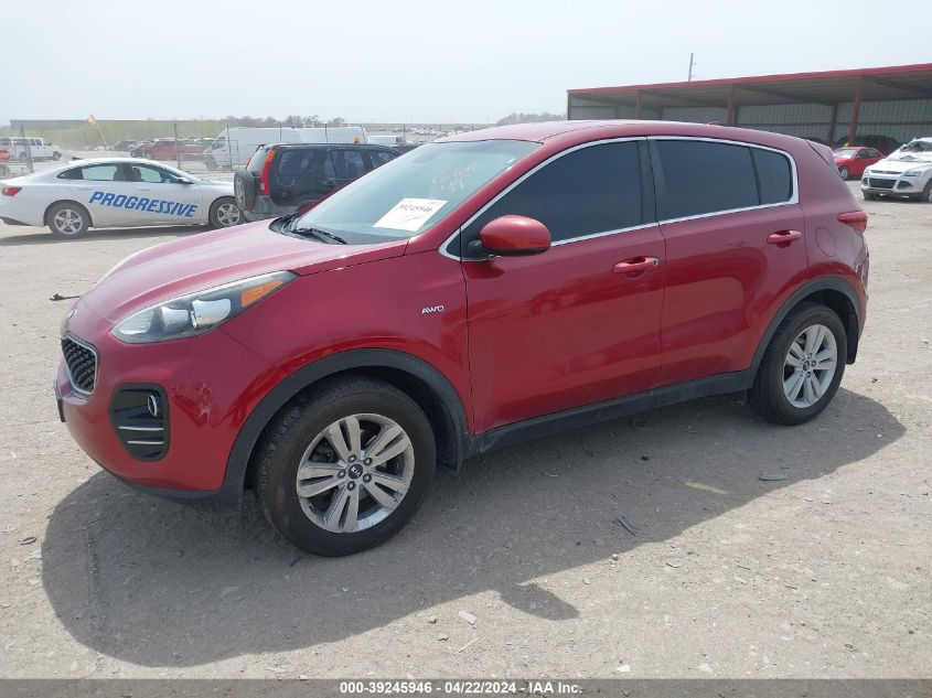 KNDPMCAC1H7251609 2017 Kia Sportage Lx