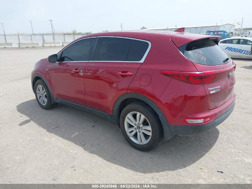 KNDPMCAC1H7251609 2017 Kia Sportage Lx