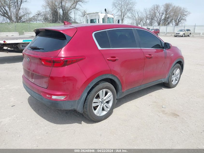 2017 Kia Sportage Lx VIN: KNDPMCAC1H7251609 Lot: 39245946