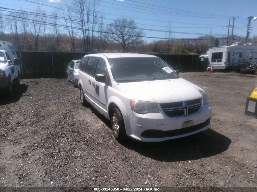 2011 Dodge Grand Caravan C/V VIN: 2D4RN1AGXBR651027 Lot: 39245950