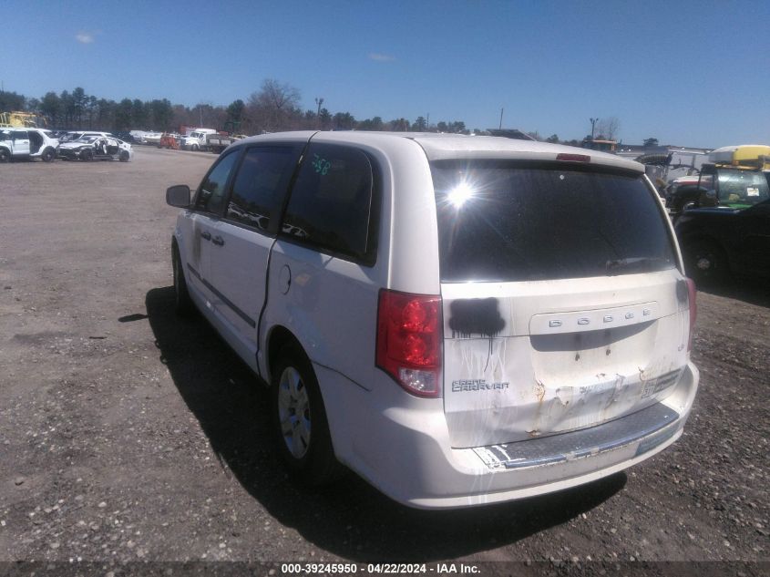 2011 Dodge Grand Caravan C/V VIN: 2D4RN1AGXBR651027 Lot: 39237274