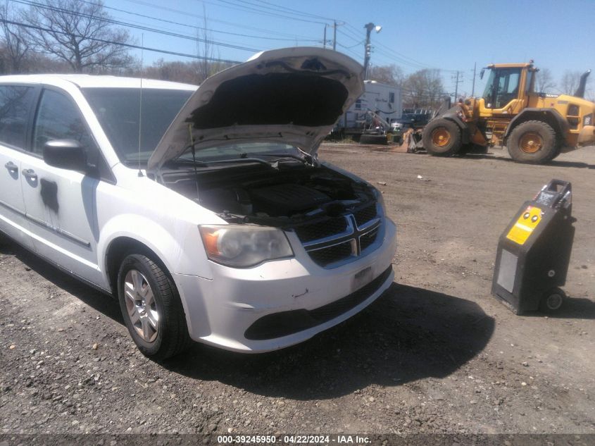 2011 Dodge Grand Caravan C/V VIN: 2D4RN1AGXBR651027 Lot: 39237274