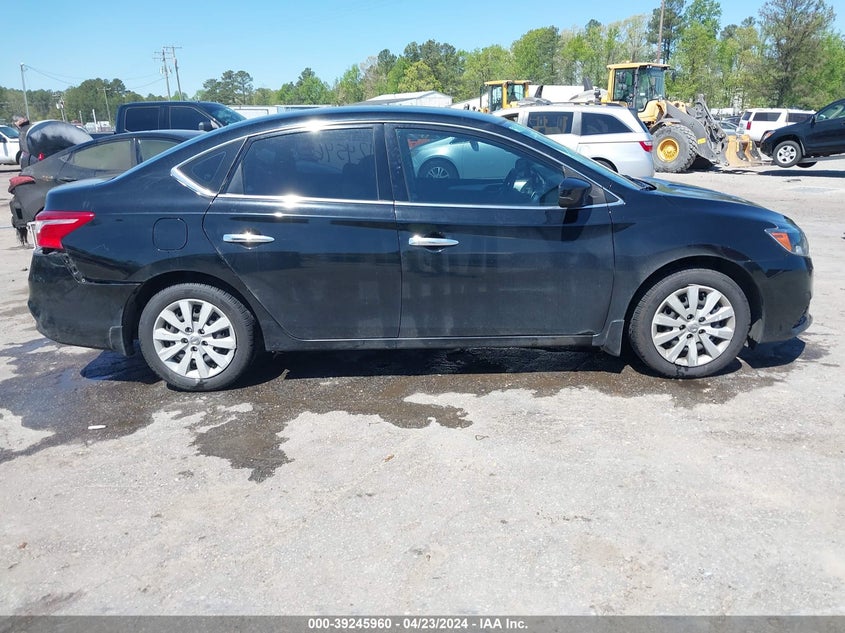 VIN 3N1AB7AP5KY256875 2019 NISSAN SENTRA S