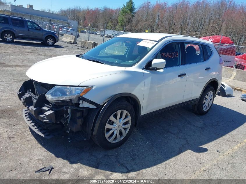 2016 Nissan Rogue S VIN: JN8AT2MV0GW132281 Lot: 39246028