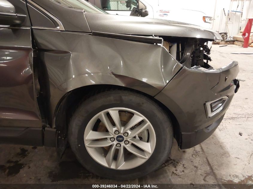 2015 Ford Edge Sel VIN: 2FMTK4J86FBC02654 Lot: 39246034
