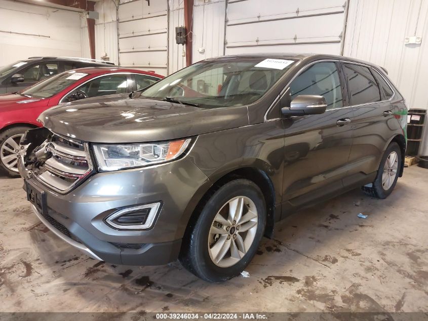 2015 Ford Edge Sel VIN: 2FMTK4J86FBC02654 Lot: 39246034