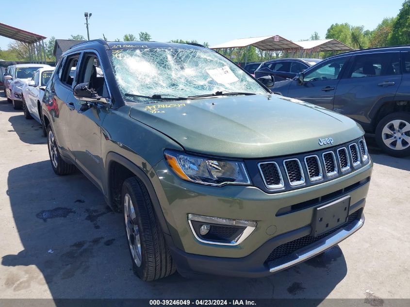 2020 Jeep Compass Limited 4X4 VIN: 3C4NJDCB9LT203645 Lot: 39246049