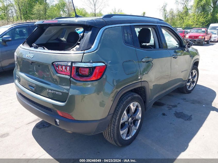 2020 Jeep Compass Limited 4X4 VIN: 3C4NJDCB9LT203645 Lot: 39246049