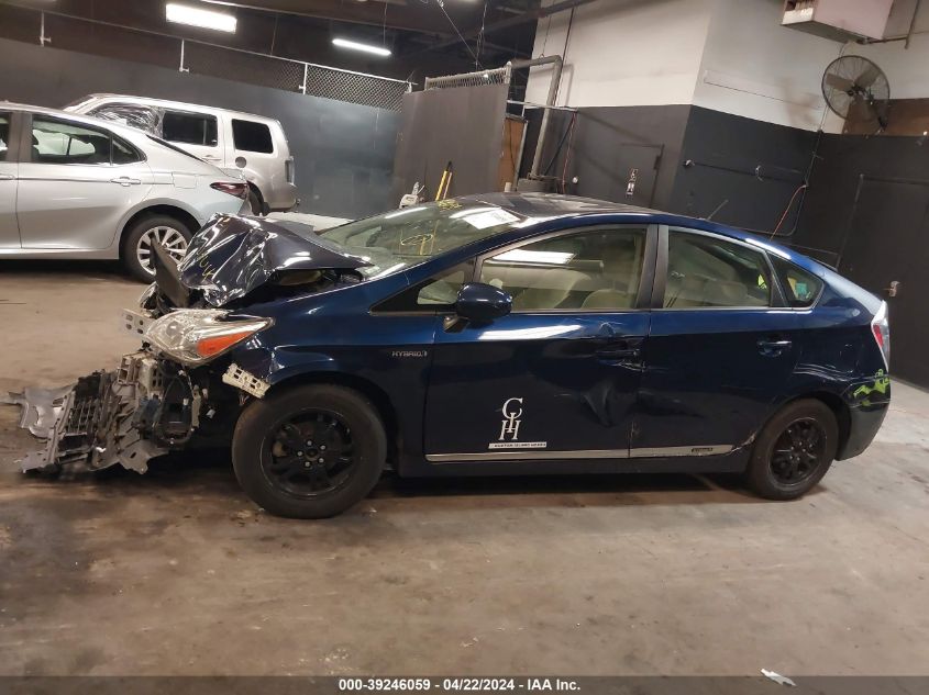 2013 Toyota Prius Three VIN: JTDKN3DU4D1729630 Lot: 39246059