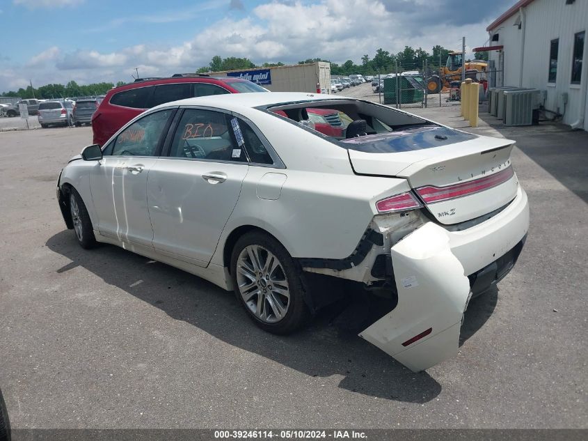 2013 Lincoln Mkz Hybrid VIN: 3LN6L2LU9DR822602 Lot: 39246114