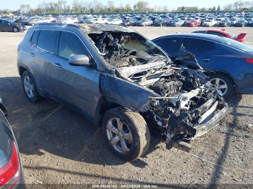 2019 Jeep Compass Latitude Fwd VIN: 3C4NJCBB3KT852139 Lot: 39246162