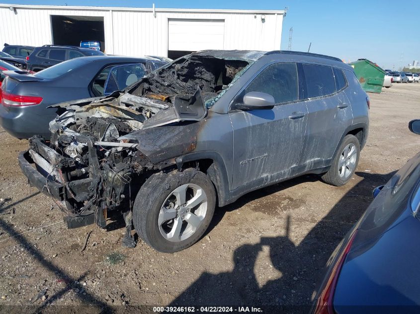 2019 Jeep Compass Latitude Fwd VIN: 3C4NJCBB3KT852139 Lot: 39246162