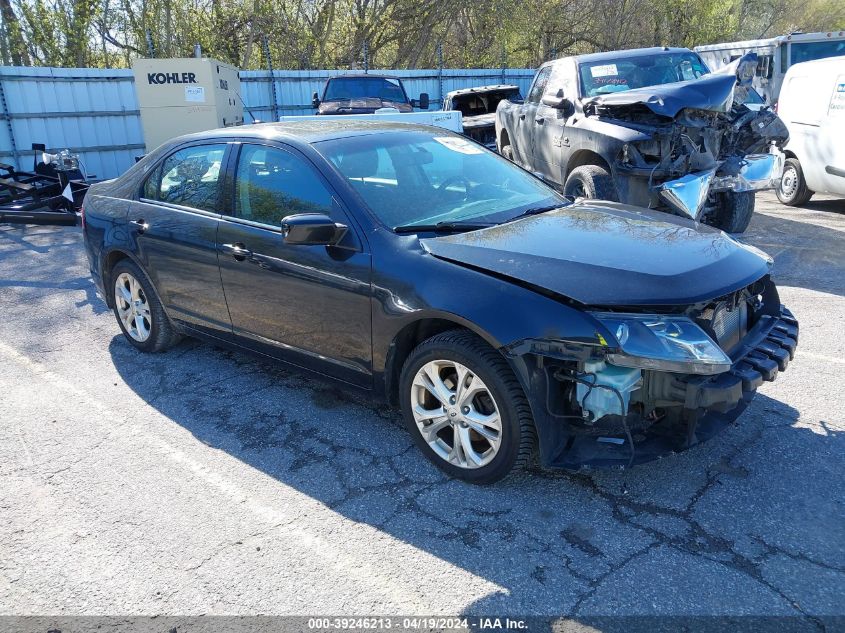 2012 Ford Fusion Se VIN: 3FAHP0HGXCR251330 Lot: 39246213
