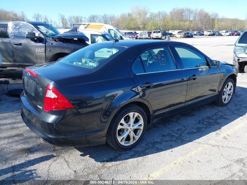 2012 Ford Fusion Se VIN: 3FAHP0HGXCR251330 Lot: 39246213