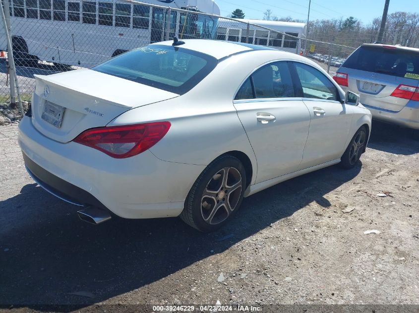 WDDSJ4GB6EN108238 2014 Mercedes-Benz Cla 250 4Matic