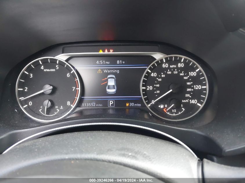 2021 Nissan Altima Sr Fwd VIN: 1N4BL4CV6MN310022 Lot: 39246266