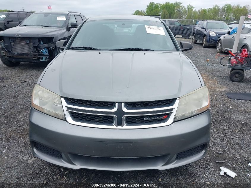 2013 Dodge Avenger Se VIN: 1C3CDZAB7DN664993 Lot: 39246300