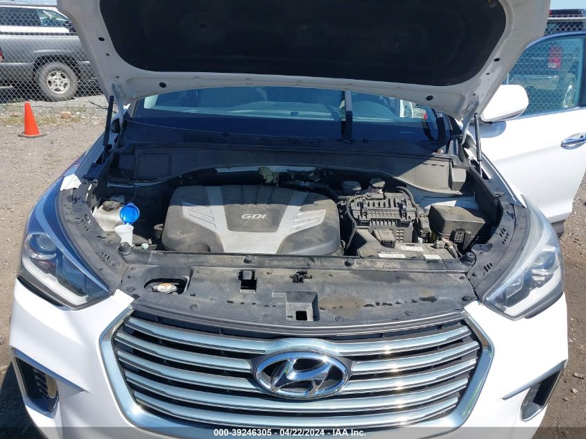 2018 Hyundai Santa Fe Se VIN: KM8SMDHF0JU264113 Lot: 39246305