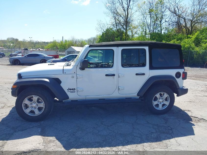 2021 Jeep Wrangler Unlimited Sport S 4X4 VIN: 1C4HJXDN4MW758263 Lot: 66201953