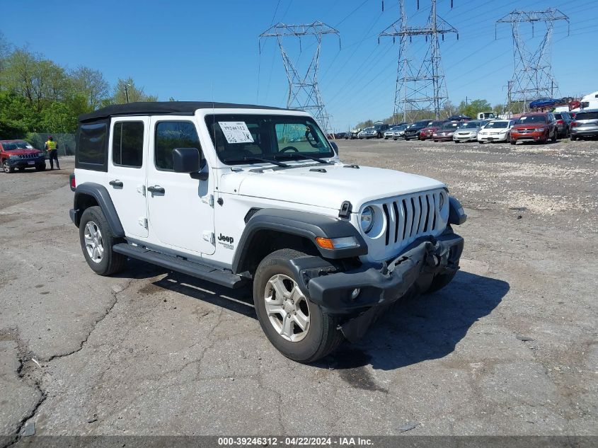 2021 Jeep Wrangler Unlimited Sport S 4X4 VIN: 1C4HJXDN4MW758263 Lot: 39246312