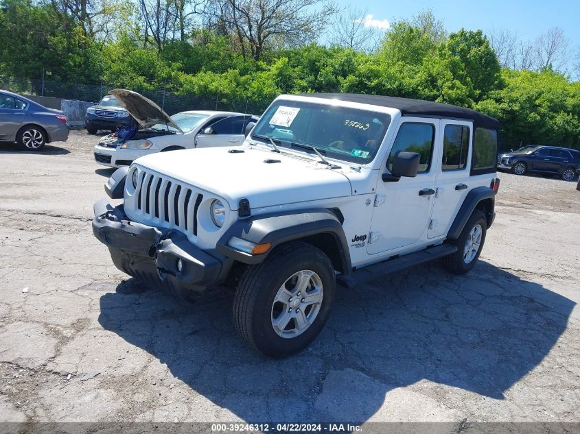 2021 Jeep Wrangler Unlimited Sport S 4X4 VIN: 1C4HJXDN4MW758263 Lot: 39246312