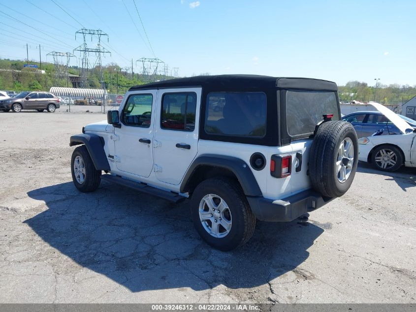 2021 Jeep Wrangler Unlimited Sport S 4X4 VIN: 1C4HJXDN4MW758263 Lot: 39246312