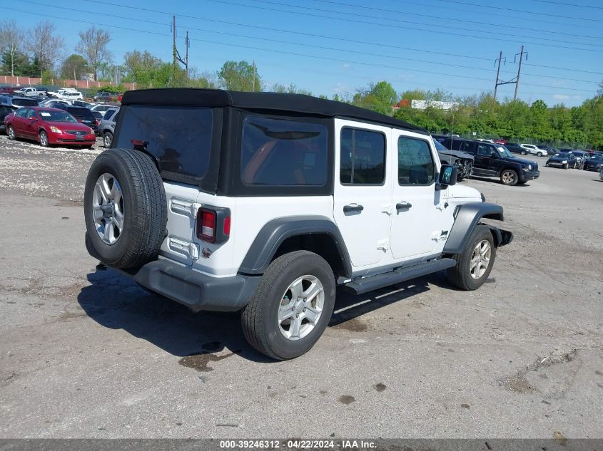 2021 Jeep Wrangler Unlimited Sport S 4X4 VIN: 1C4HJXDN4MW758263 Lot: 66201953