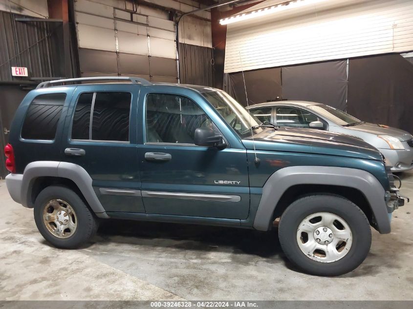 2004 Jeep Liberty Sport VIN: 1J4GL48K34W322955 Lot: 43614884