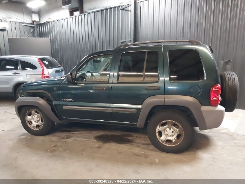 2004 Jeep Liberty Sport VIN: 1J4GL48K34W322955 Lot: 43614884