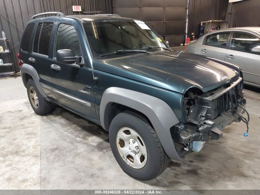 2004 Jeep Liberty Sport VIN: 1J4GL48K34W322955 Lot: 43614884