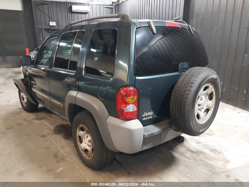 2004 Jeep Liberty Sport VIN: 1J4GL48K34W322955 Lot: 43614884