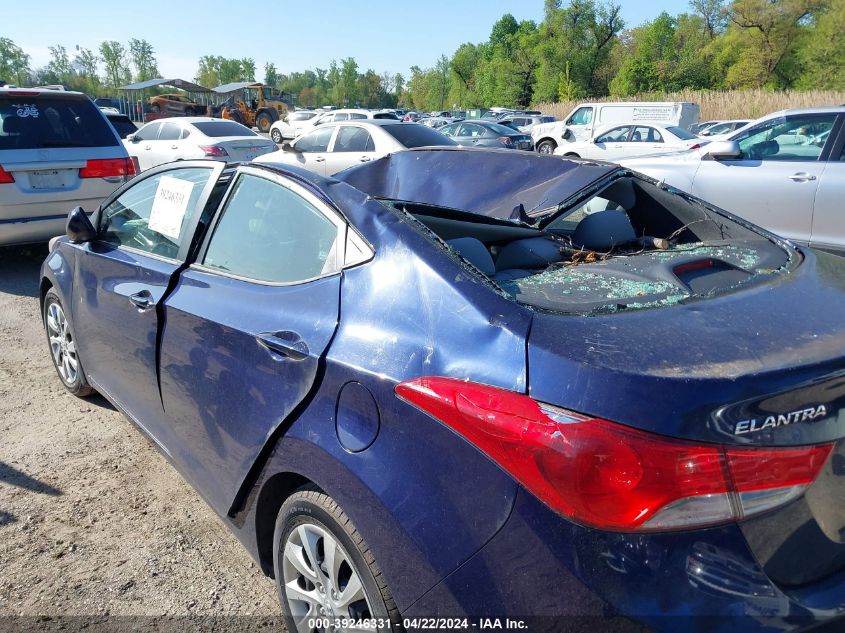 2013 Hyundai Elantra Gls VIN: 5NPDH4AE3DH163049 Lot: 51167614